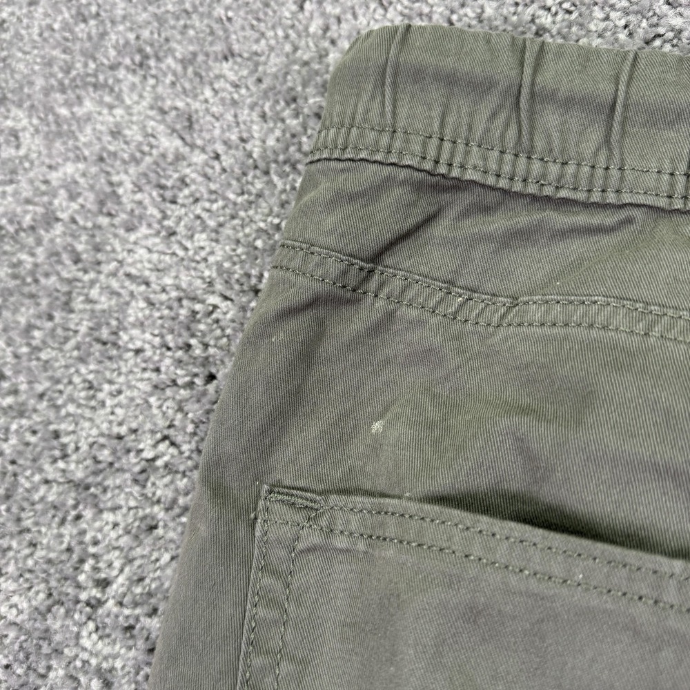 Denizen Jogger Pants Mens XL Green Elastic Waist Cuffed Stretch Casual Travel - Picture 10 of 10